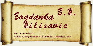 Bogdanka Milisavić vizit kartica